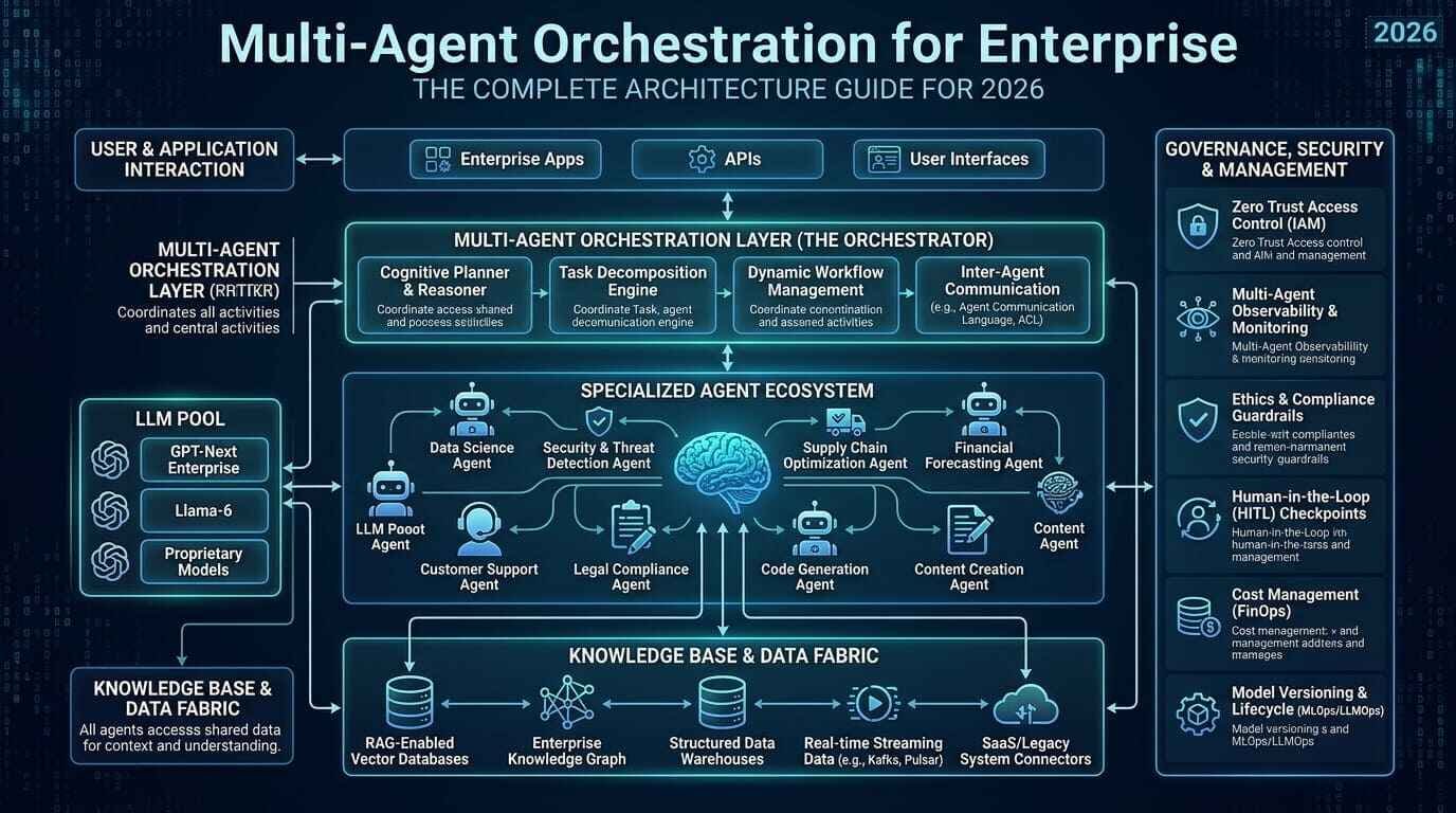 multi-agent orchestration for enterprise architecture dashboard 2026