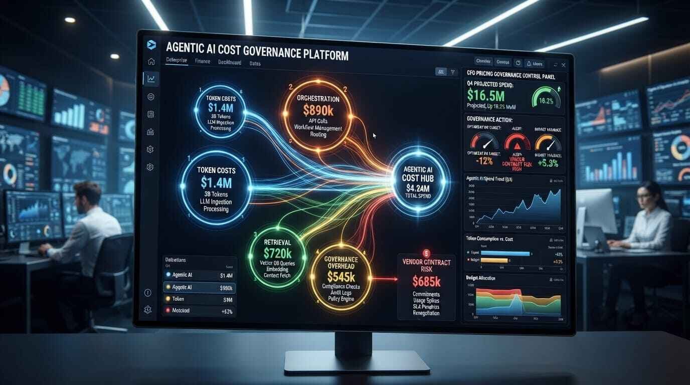 agentic AI pricing governance enterprise five cost layers framework 2026