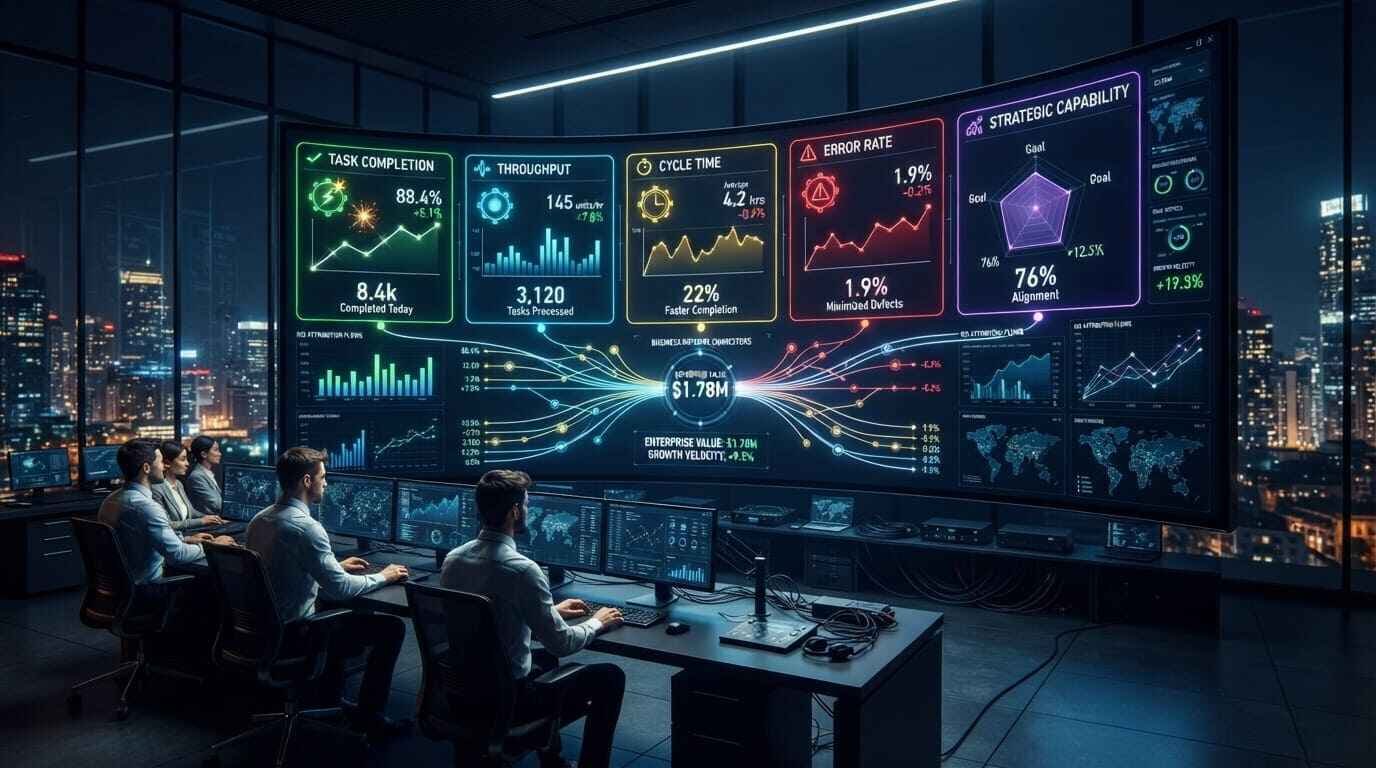 AI agent productivity enterprise five dimensions measurement ROI framework