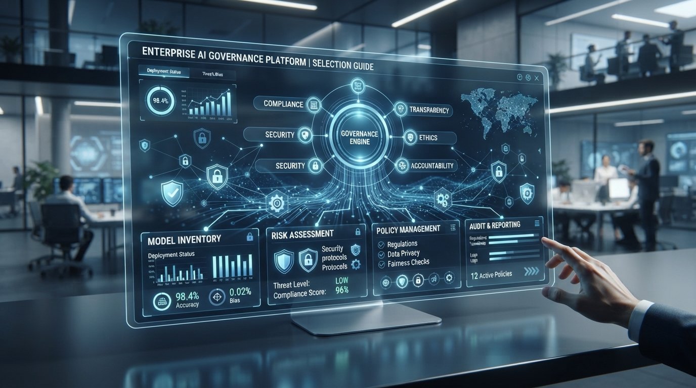 AI governance platform enterprise vendor comparison six criteria selection