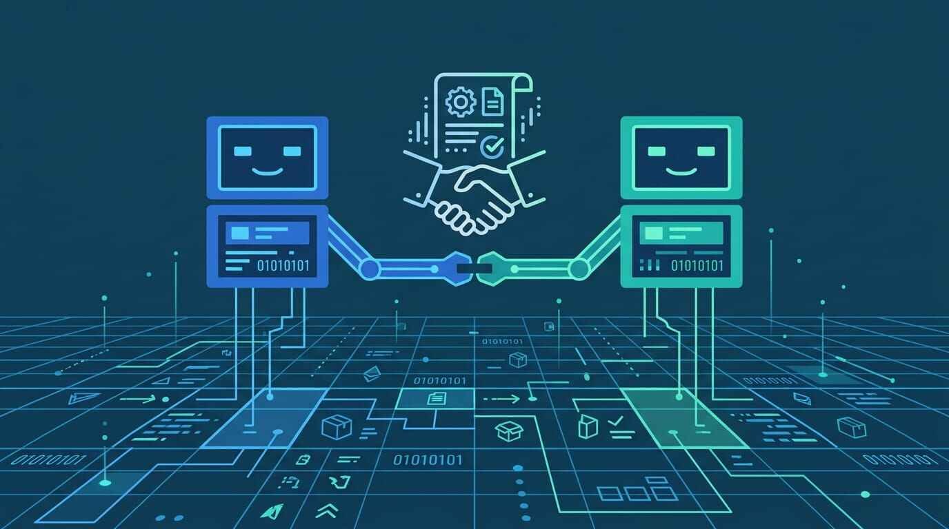 AI agent commerce readiness framework showing autonomous B2B transaction flow